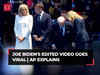 Viral video edited to make it appear Joe Biden tried to sit down without a chair: AP explains