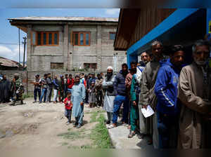 Fourth phase of general election, in south Kashmir's Pulwama district