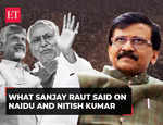 Responsibility to save the constitution, law, and democracy lies upon Naidu & Nitish: Sanjay Raut