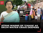 Delhi water crisis: Atishi warns of chaos, alleges Haryana blocking supply from Munak Canal...