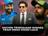 India vs Pakistan T20 World Cup: Sachin Tendulkar wishes Team India good luck