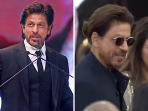 Shah Rukh Khan steals the show in black at PM Modi's swearing-in ceremony: Check viral video:Image