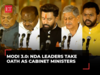Modi 3.0 Cabinet: NDA's Chirag Paswan, Kumaraswamy, Lallan Singh & TDP's Naidu take ministers' oath