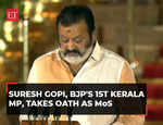 Modi Cabinet 3.0: Suresh Gopi, BJP's first LS MP from Kerala, takes oath as Minister of State