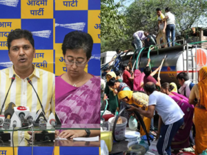 Delhi L-G meets Atishi, Saurabh Bharadwaj over water shortage issue, assures help:Image