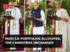 Modi Cabinet 3.0: BJP's top brass retain Home, Defence, Finance, External Affairs, Road Transport