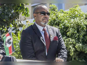 Saulos Klaus Chilima, Malawi’s incumbent Vice President and president for the United Transformation Movement (UTM), leaves the Mount Soche Hotel in Blantyre on May 6, 2020.