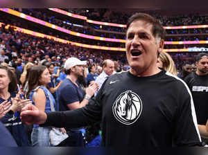 Former Dallas Mavericks governor Mark Cuban reacts after Game Three of the Western Conference Second Round Playoffs at American Airlines Center on May 11, 2024 in Dallas, Texas.