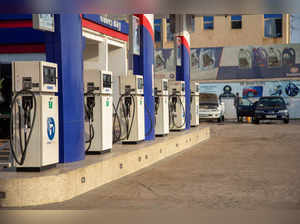 Deserted petrol station with shortage of fuel supply in Bujumbura