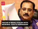 Water is being stolen under AAP govt's protection, alleges Delhi BJP chief Sachdeva