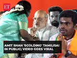 Amit Shah's stern conversation with Tamilisai goes viral amid infighting in TN BJP over Annamalai