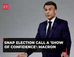 France: President Macron claims snap election call a 'show of confidence in our people'
