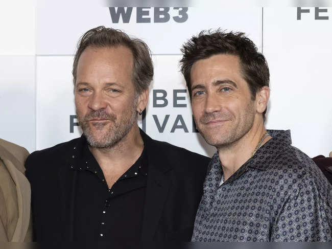 Real-life brothers-in-law Jake Gyllenhaal and Peter Sarsgaard are adversaries in 'Presumed Innocent'