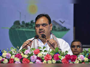 Jaipur: Rajasthan Chief Minister Bhajan Lal Sharma speaks during a state level p...