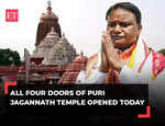 All gates of Puri Jagannath Temple opened for devotees; Odisha CM Mohan Charan Majhi offers prayers