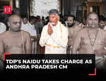 N Chandrababu Naidu takes charge as Andhra Pradesh CM for the fourth time