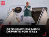 PM Modi departs for Italy G7 summit; first foreign trip in 3rd term; to meet Meloni & other leaders