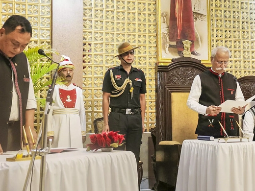 BJP's Ninong Ering sworn in as Pro-tem Speaker of Arunachal Pradesh assembly