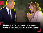 'Namaste!': Italian PM Meloni greets world leaders with Indian style symbolic gesture at G7 Summit