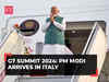 PM Modi arrives in Italy for G7 Summit; bilateral talks with Meloni, world leaders on the agenda