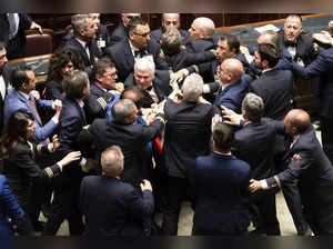 Fistfight erupts in Italian Parliament as tensions rise over expanding regional autonomy