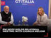 PM Modi holds bilateral meeting with Giorgia Meloni on the sidelines of G7 Summit