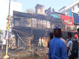 Delhi: 5 shops gutted in fire at Vasant Vihar Market