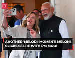 Italy's PM Meloni clicks selfie with PM Modi at G7 Summit