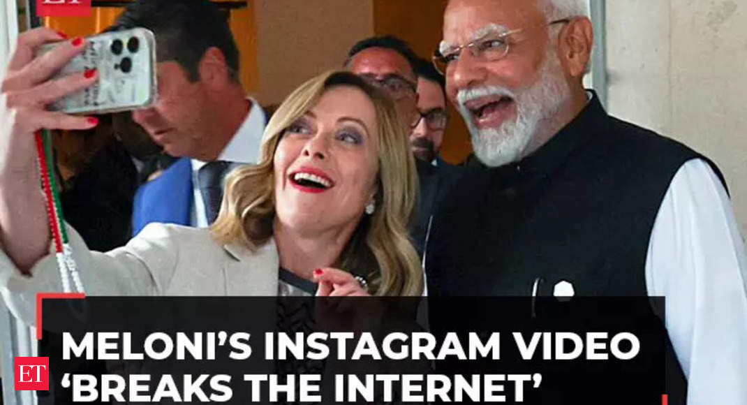 “Hello from Team #Melodi…”: Italian PM Meloni’s Instagram video with Modi “breaks the internet” – The Economic Times