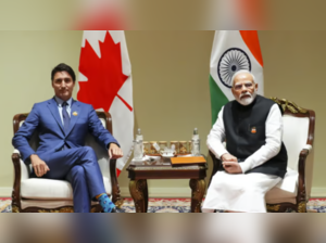 PM Modi with Justin Trudeau