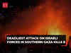Eight Israeli soldiers killed in southern Gaza in deadliest attack on Israeli forces in months