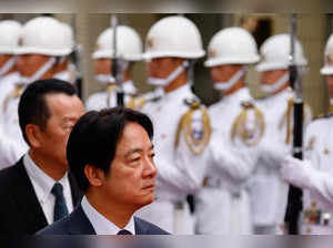 Taiwanese President Lai Ching-te visits Republic of China Military Academy for its 100th anniversary celebrations in Kaohsiung