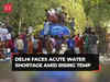 Delhi water crisis: AAP MLA alleges Union Jal Shakti Minister not intervening; BJP holds 'matka-phod' protest against Kejriwal govt