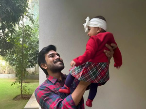 Father’s Day: Ram Charan reveals daughter Klin Klara’s face, admits he is not keen on her taking up acting