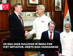 Delhi: US National Security Advisor Jake Sullivan meets EAM S Jaishankar for the iCET initiative