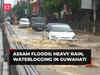 Assam floods: Heavy rain, waterlogging in Guwahati; IMD predicts week-long rainfall