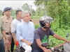 Rail Minister Ashwini Vaishnaw takes bike ride to reach Kanchenjunga Express train accident site in Darjeeling
