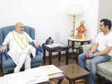 Gautam Gambhir meets Home Minister Amit Shah
