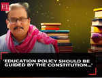 Revised NCERT Textbook row: Education policy should be guided by the constitution..., says RJD' Manoj Jha