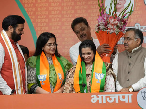 Kiran and Shruti Choudhry join BJP: Several kin of Haryana's famous 'Lals' now in BJP fold