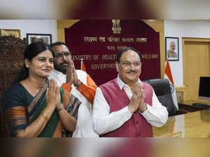 ​Nadda takes charge of health ministry