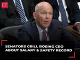 US senators grill Boeing CEO about salary and safety record
