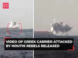 Yemen’s Houthi rebels release video claiming to show Red Sea attack which sank Greek carrier