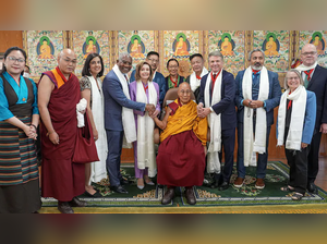 US delegation visit to Dalai Lama in India (PTI)