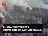 Ukraine War: Russia obliterates front-line Ukrainian towns by retrofitting bombs
