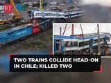 Head-on train crash kills two in Chile, police investigate causes of unusual incident