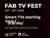 Amazon Sale - Fab TV Fest with Smart TVs starting at Rs.99/day