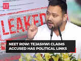 NEET paper leak: Tejashwi Yadav claims accused Sanjeev has political links, demands investigation
