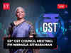 53rd GST Council Meeting: Press Conference by FM Nirmala Sitharaman | Live