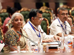 New Delhi: Union Finance Minister Nirmala Sitharaman during the pre-Budget meeti...